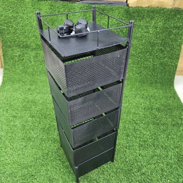 5 Layer Square Shape Kitchen Rack - Image 2