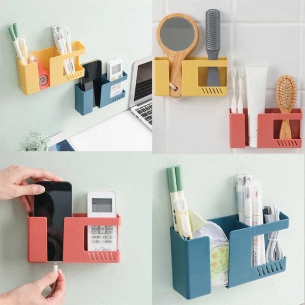 Wall Mounted Double Layer Phone Holder - Image 3
