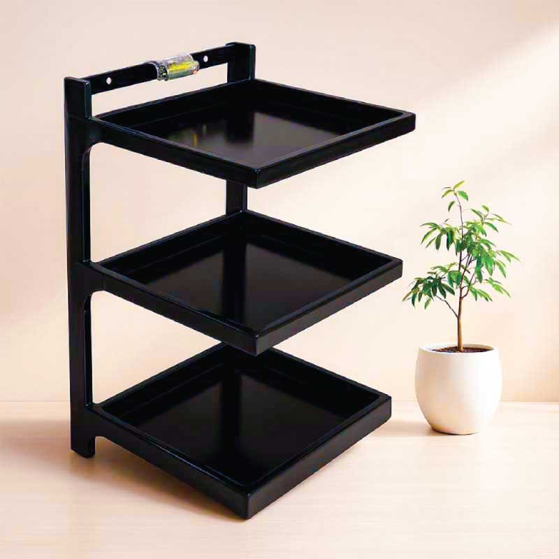 3 Layer Iron Oven Rack (Heavy Duty, Rust-Resistant, Kitchen Storage Organizer)