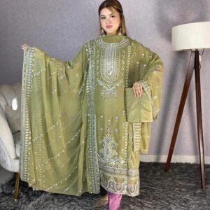 Soft Georgette fabrics Unstitch Unstitch 4 piece