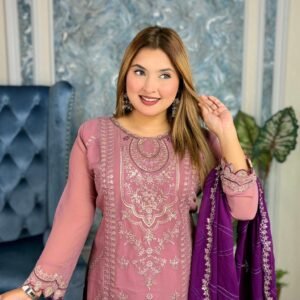 Soft Georgette fabrics Unstitch 4 piece set