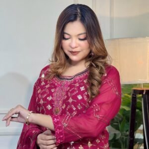 Luxury chiffon fabrics Unstitch 4 piece