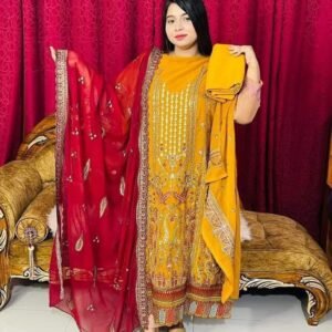 Soft Georgette fabrics Unstitch 4 piece