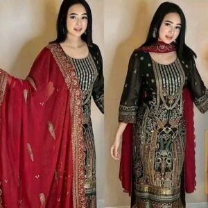 Soft Georgette fabrics Unstitch 4 piece