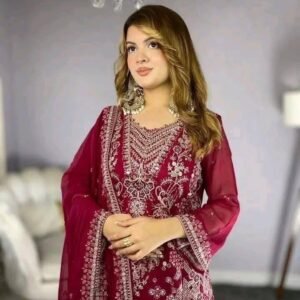 Luxury chiffon fabrics Unstitch 4 piece