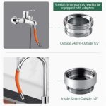 Faucet Extender Pipe 360 Degree Rotating