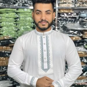 Bangchur Fabric Punjabi Fashion 90 front view Men’s printed panjabi Bangchur Fabric Punjabi Fashion 90 Bangchur Fabric Punjabi Fashion 90 side view Bangchur Fabric Punjabi Fashion 90 back view Premium Bangchur fabric printed panjabi – 90 Elegant men’s ethnic wear panjabi close-up – Bangchur Fabric Punjabi Fashion 90 Styled outfit Bangchur Fabric Punjabi Fashion 90 with jeans and pants Bangchur Fabric texture close-up – Punjabi Fashion 90